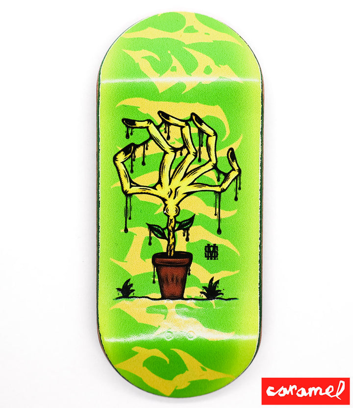 Caramel Creepy Plant Fingerboard Deck 40mm