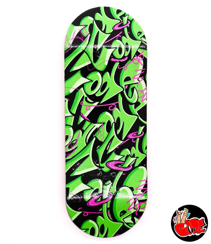 Code Acid Fingerboard Deck 33.6mm - Caramel Fingerboards - Fingerboard store