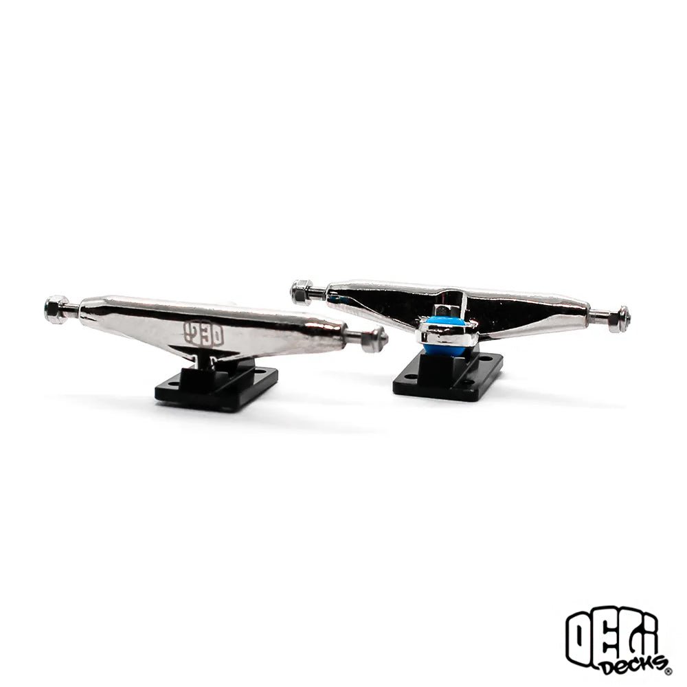 Delidecks Black Hex Hybrid Fingerboard Trucks - Caramel Fingerboards - Fingerboard store