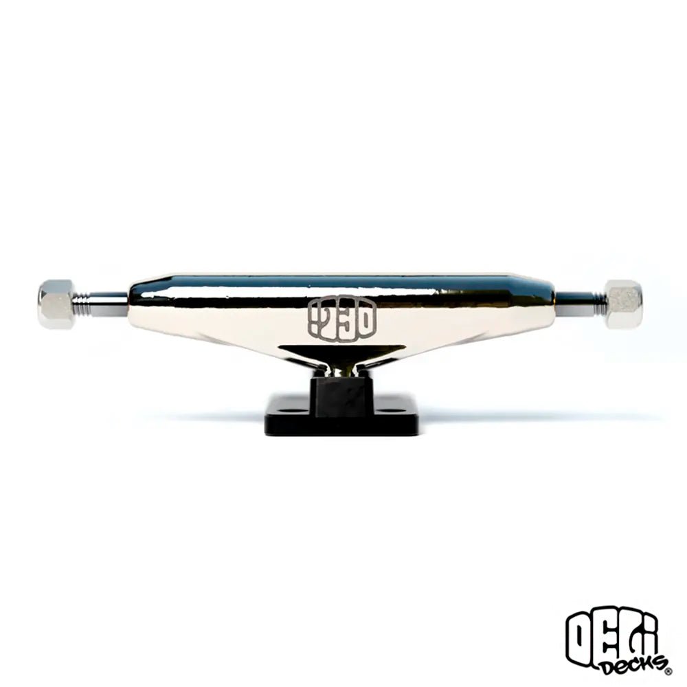 Delidecks Black Hex Hybrid Fingerboard Trucks - Caramel Fingerboards - Fingerboard store
