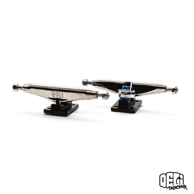 Delidecks Black Hex Hybrid Fingerboard Trucks - Caramel Fingerboards - Fingerboard store