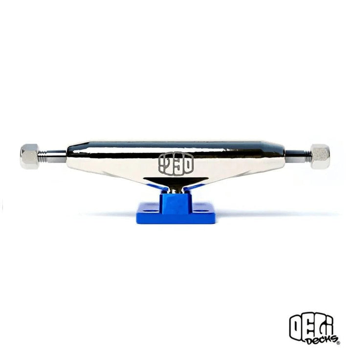 Delidecks Blue Hex Hybrid Fingerboard Trucks 34mm - Caramel Fingerboards - Fingerboard store