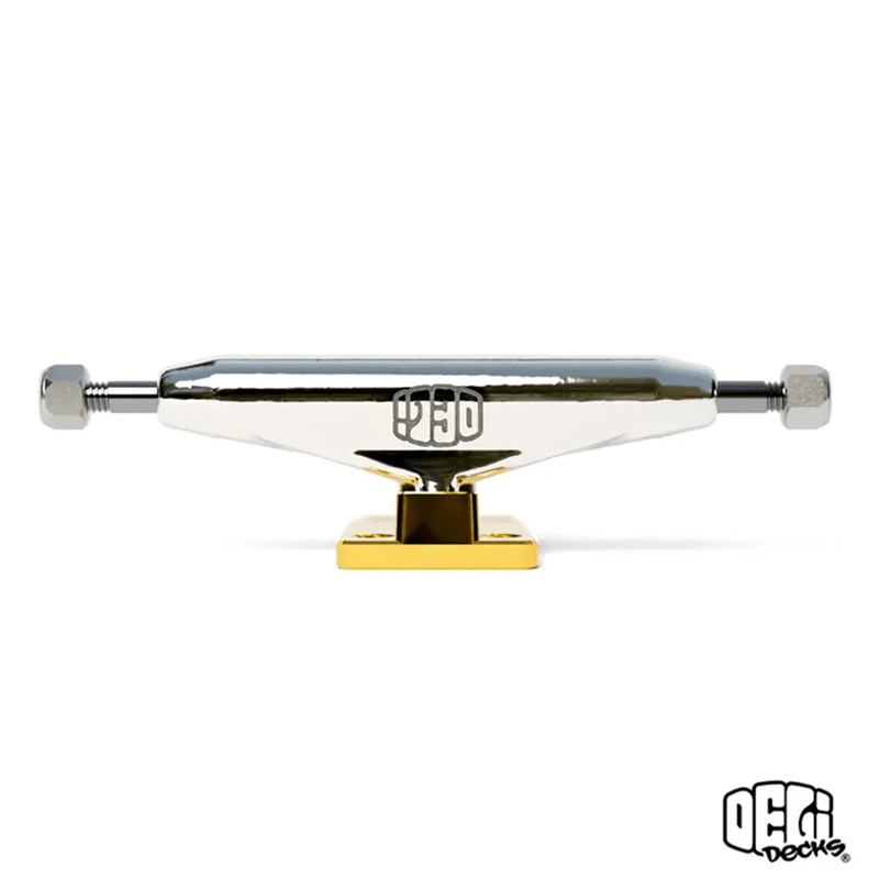 Delidecks Gold Hex Hybrid Fingerboard Trucks - Caramel Fingerboards - Fingerboard store