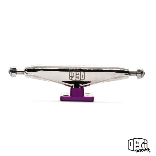 Delidecks Purple Hex Hybrid Fingerboard Trucks 34mm - Caramel Fingerboards - Fingerboard store