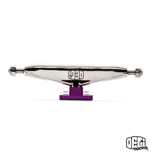 Delidecks Purple Hex Hybrid Fingerboard Trucks - Caramel Fingerboards - Fingerboard store