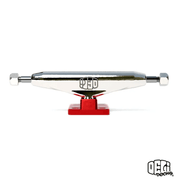 Delidecks Red Hex Hybrid Fingerboard Trucks - Caramel Fingerboards - Fingerboard store