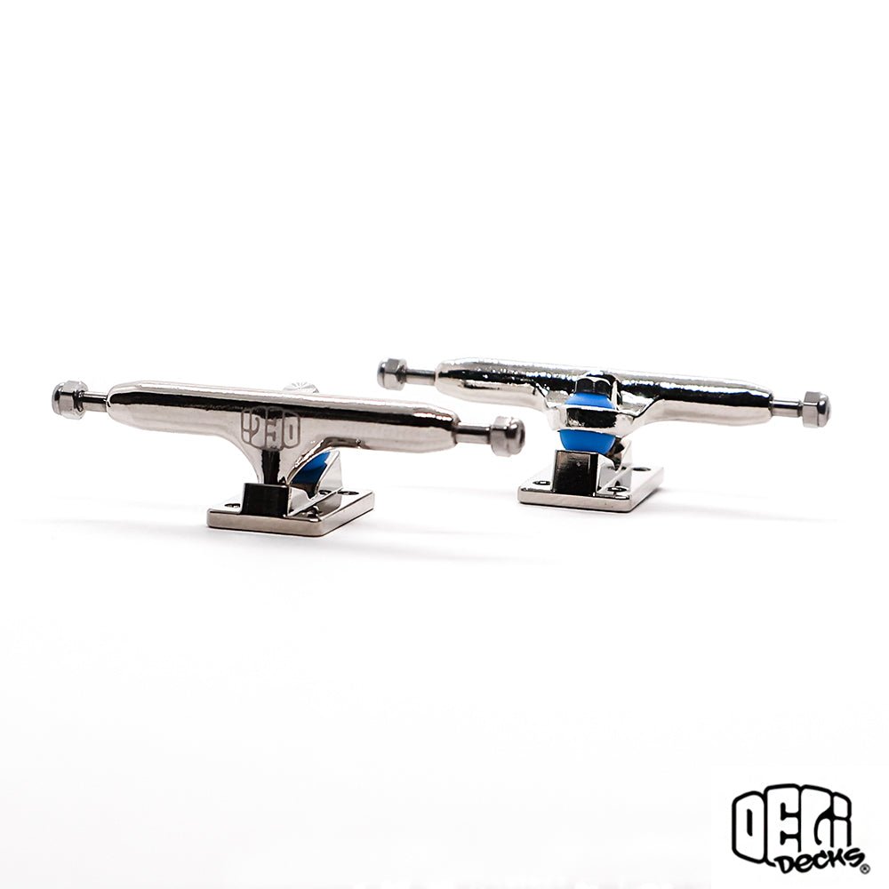 Delidecks Silver Fingerboard Trucks Type 2 Hex Hybrid - Caramel Fingerboards - Fingerboard store