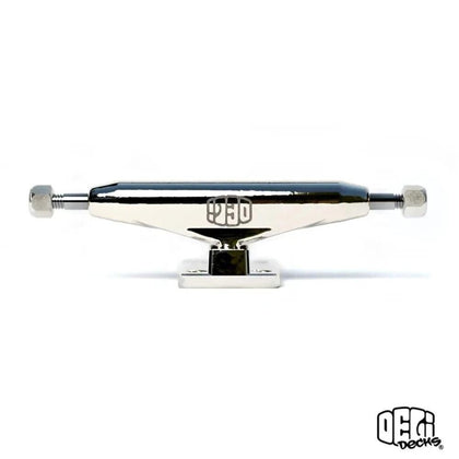 Delidecks Silver Hex Hybrid Fingerboard Trucks 34mm