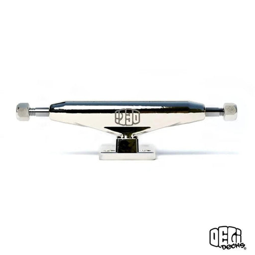Delidecks Silver Hex Hybrid Fingerboard Trucks 34mm - Caramel Fingerboards - Fingerboard store