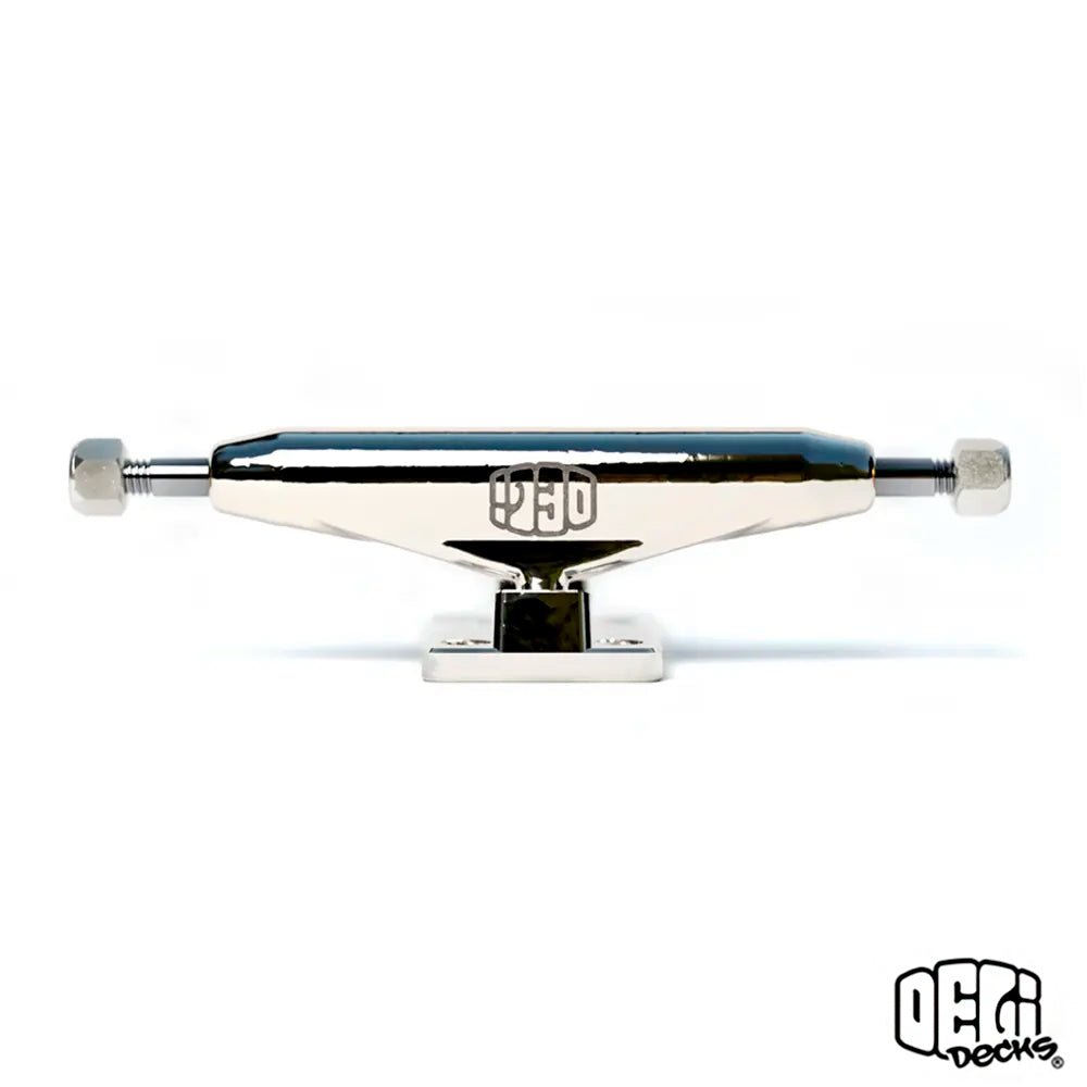 Delidecks Silver Hex Hybrid Fingerboard Trucks - Caramel Fingerboards - Fingerboard store