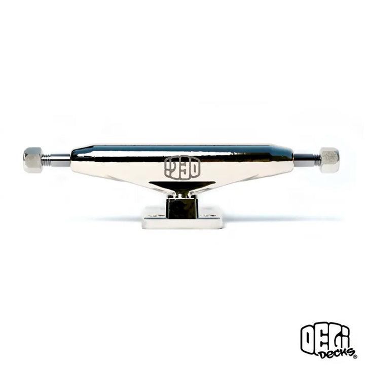 Delidecks Silver Hex Hybrid Fingerboard Trucks - Caramel Fingerboards - Fingerboard store