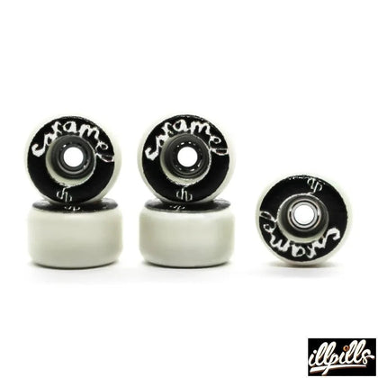 Dirty x Caramel Black Fingerboard Wheels 7.5mm