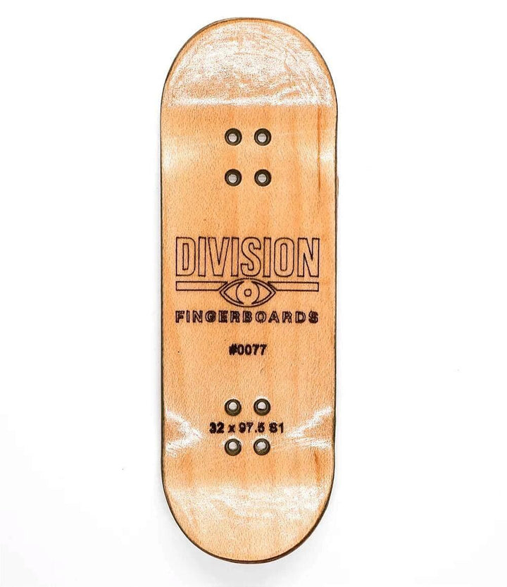 Division Black Kiss Fingerboard Deck 32mm - Caramel Fingerboards - Fingerboard store