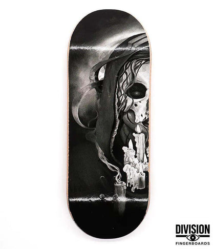 Division Death Fingerboard Deck 34mm - Caramel Fingerboards - Fingerboard store