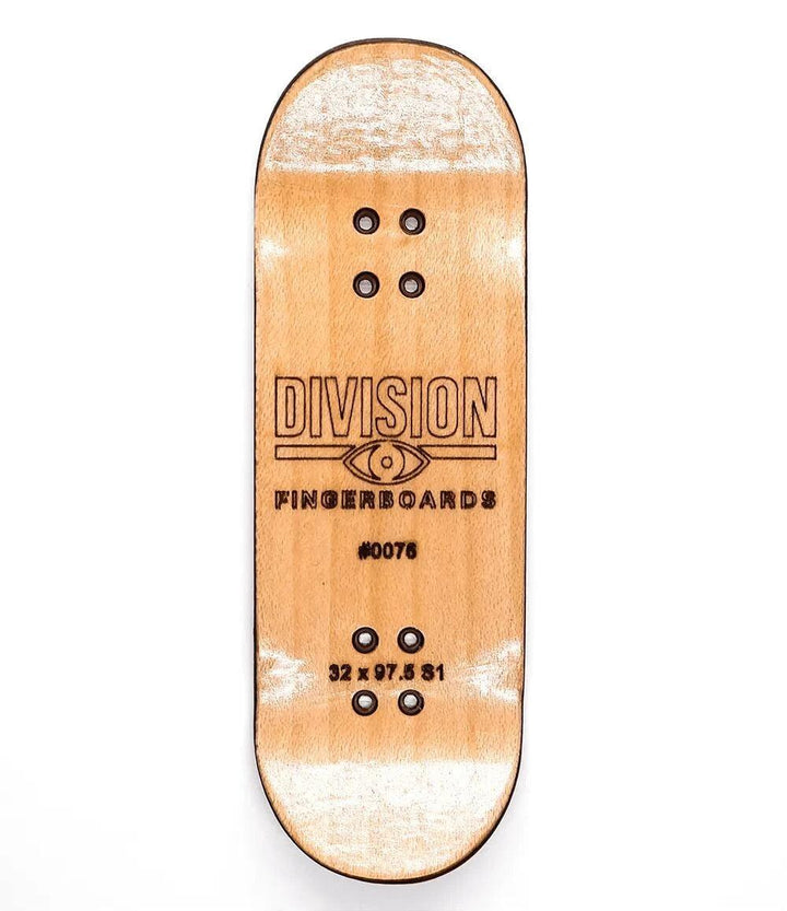 Division Flesh to Fungi Fingerboard Deck 32mm - Caramel Fingerboards - Fingerboard store