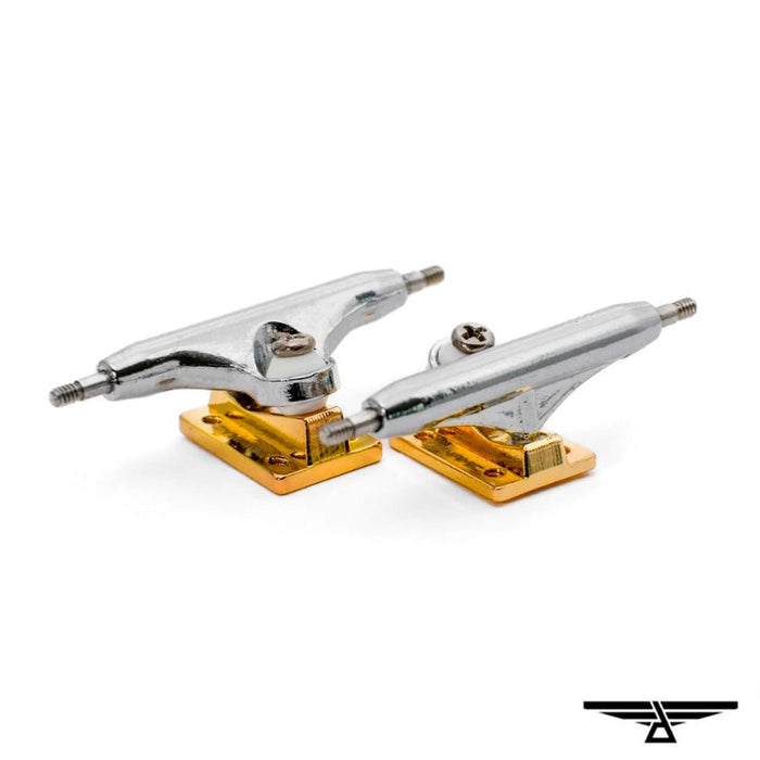 Dynamic Trucks - 32mm Gold Baseplate - Caramel Fingerboards - Fingerboard store
