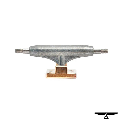Dynamic Trucks - 26mm Raw Hanger Gold Baseplate - Caramel Fingerboards - Fingerboard store