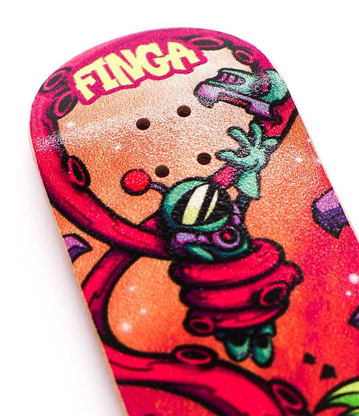 Finga Space Fingerboard Deck 34mm - Caramel Fingerboards - Fingerboard store