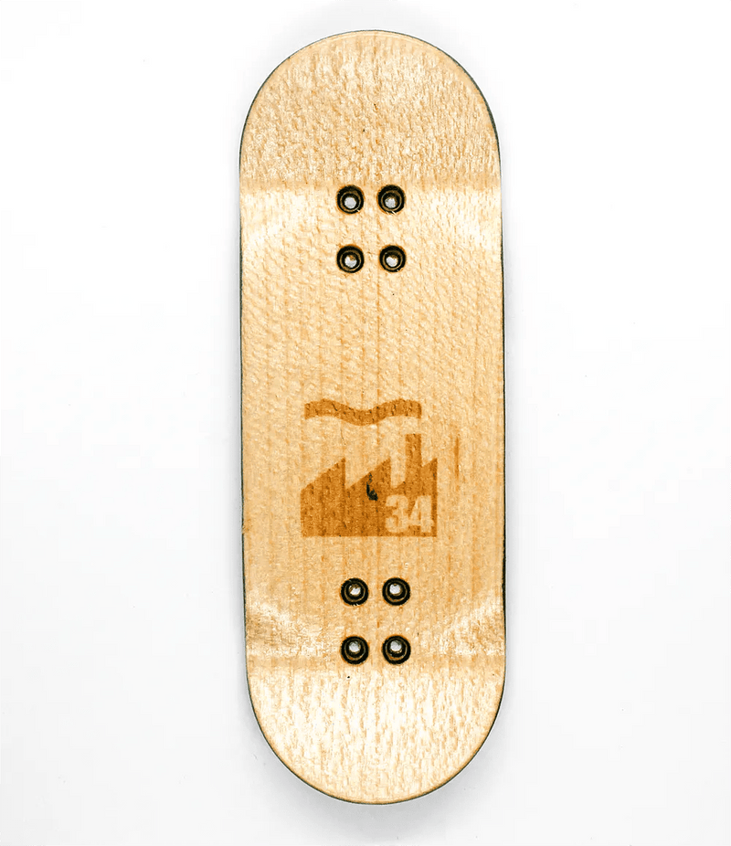 Finger Industries Coffee Grinder Fingerboard Deck 34mm - Caramel Fingerboards - Fingerboard store
