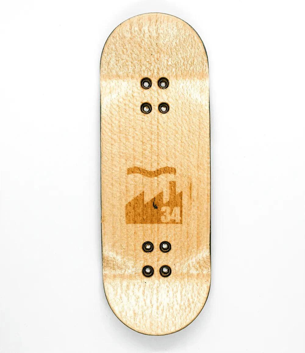 Finger Industries Coffee Grinder Fingerboard Deck 34mm - Caramel Fingerboards - Fingerboard store