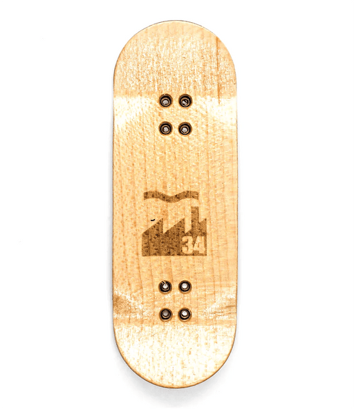 Finger Industries Triple Factory Fingerboard Deck 34mm - Caramel Fingerboards - Fingerboard store
