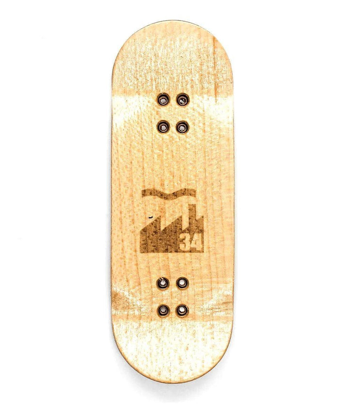 Finger Industries Triple Factory Fingerboard Deck 34mm - Caramel Fingerboards - Fingerboard store