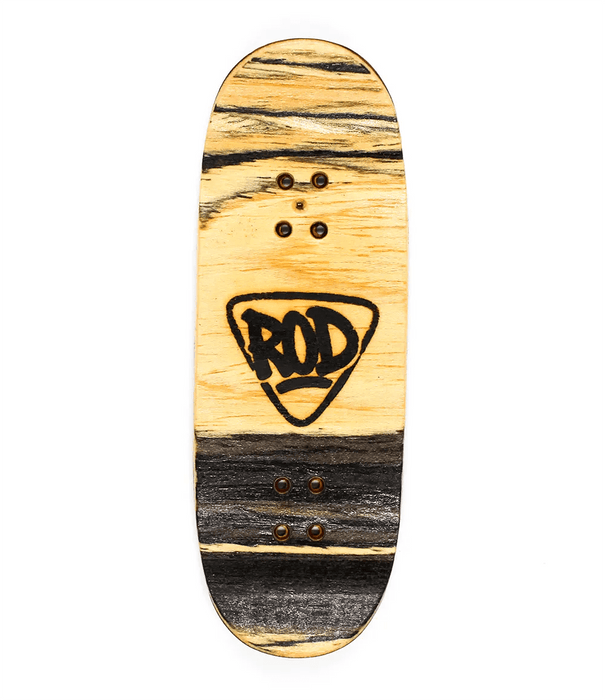 FingerRod Black Fingerboard Deck 33mm - Caramel Fingerboards - Fingerboard store