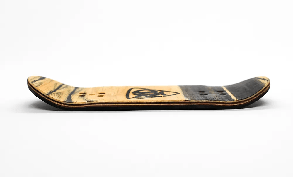 FingerRod Black Fingerboard Deck 33mm - Caramel Fingerboards - Fingerboard store