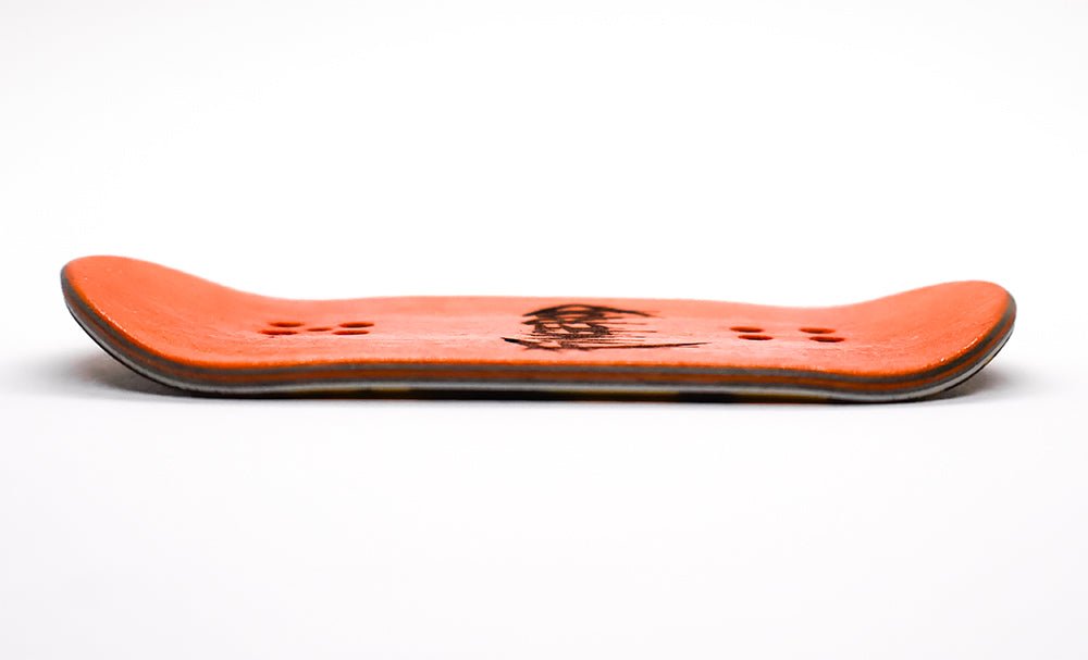FingerRod Black-Yellow Fingerboard Deck 50mm - Caramel Fingerboards - Fingerboard store