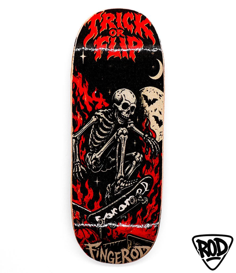 FingerRod Deadly Ride Boxi Fingerboard Deck 33.5mm - Caramel Fingerboards - Fingerboard store