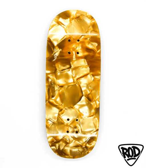 FingerRod Gold Fingerboard Deck 33mm - Caramel Fingerboards - Fingerboard store