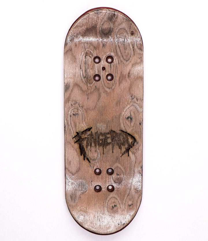 FingerRod Graffiti Fingerboard Deck 34mm - Caramel Fingerboards - Fingerboard store