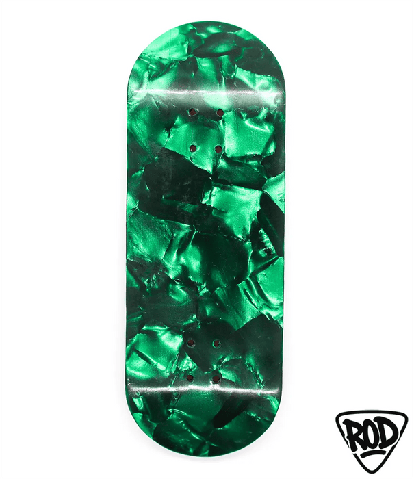 FingerRod Green Fingerboard deck 33mm - Caramel Fingerboards - Fingerboard store