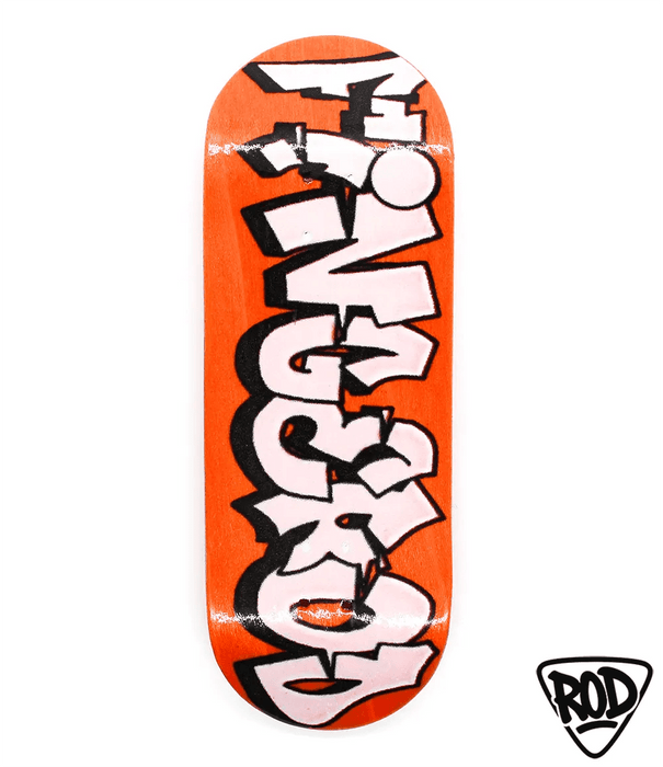 FingerRod Orange Fingerboard Deck 32.5mm - Caramel Fingerboards - Fingerboard store