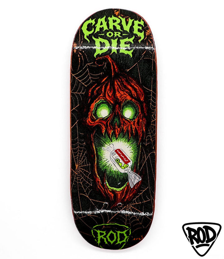 FingerRod Sugar Fiend Boxi Fingerboard Deck - Caramel Fingerboards - Fingerboard store