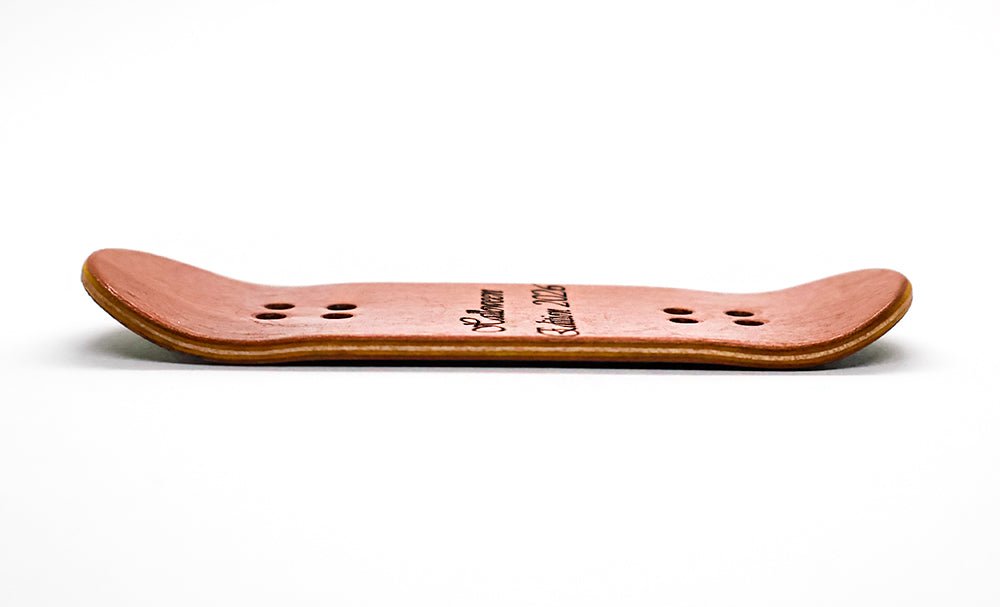 FingerRod Sugar Fiend Boxi Fingerboard Deck - Caramel Fingerboards - Fingerboard store