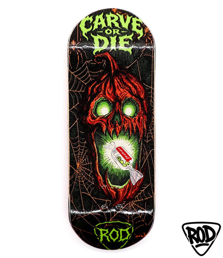 FingerRod Sugar Fiend Popsicle Fingerboard deck 33.6mm - Caramel Fingerboards - Fingerboard store
