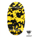 FingerRod x Caramel Black - Yellow Deck 50mm - Caramel Fingerboards - Fingerboard store