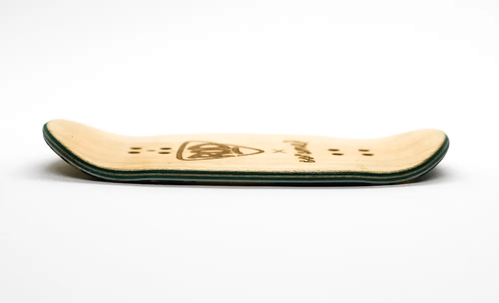 FingerRod x Caramel Black - Yellow Deck 50mm - Caramel Fingerboards - Fingerboard store