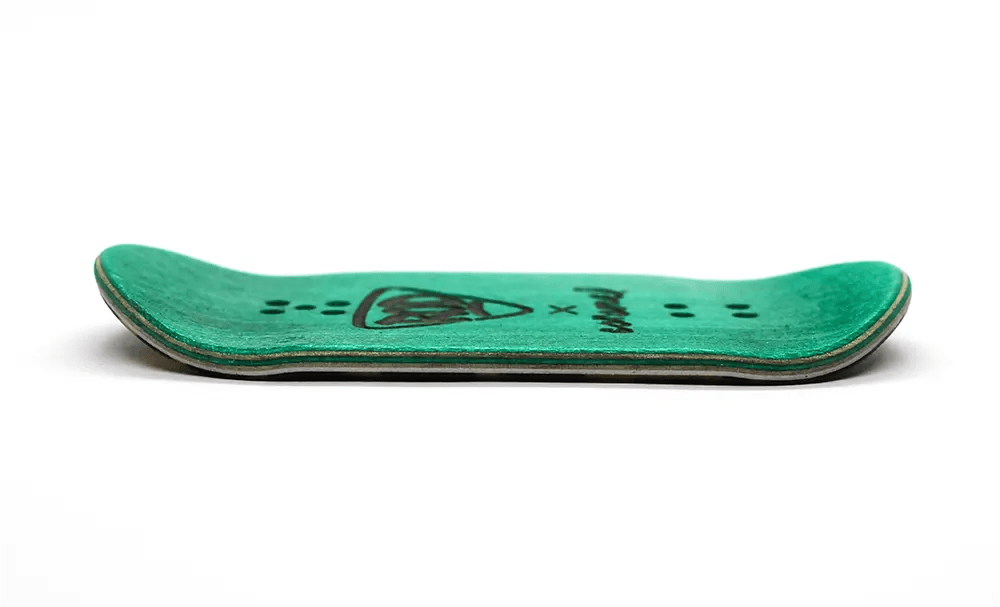 FingerRod x Caramel Black - Yellow Popsicle Deck 50mm - Caramel Fingerboards - Fingerboard store