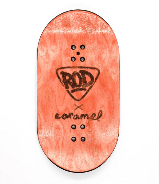 FingerRod x Caramel Eye Fingerboard Deck 50mm - Caramel Fingerboards - Fingerboard store