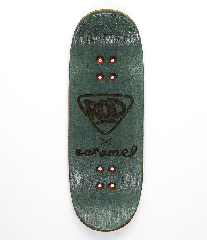 FingerRod x Caramel Fire Fingerboard Deck 33mm - Caramel Fingerboards - Fingerboard store