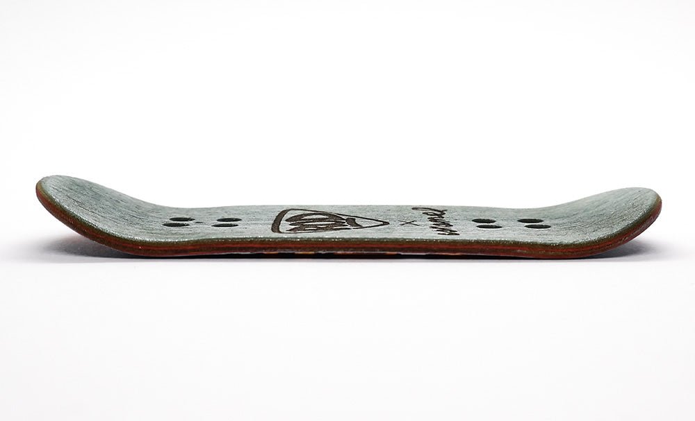 FingerRod x Caramel Fire Fingerboard Deck 33mm - Caramel Fingerboards - Fingerboard store