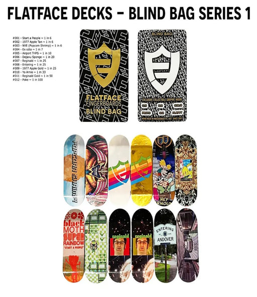 FlatFace G15.12 Blind Bag - Caramel Fingerboards - Fingerboard store