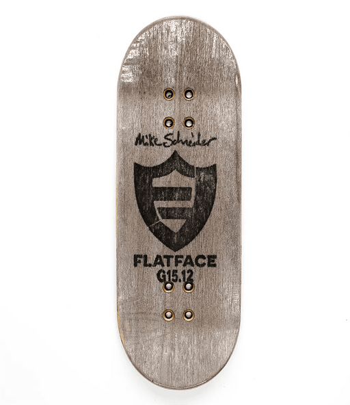 FlatFace G15.12 Grey Radian Circles Fingerboard Deck 33.6mm - Caramel Fingerboards - Fingerboard store