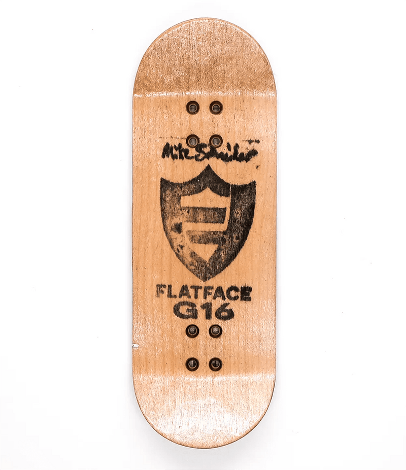 FlatFace X Cowply Black Zeph Special Edition G16 33.6mm - Caramel Fingerboards - Fingerboard store
