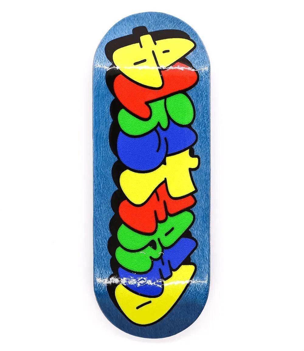 FlatFace X Cowply Blue Blistered Raviolle G15.12 33.6mm - Caramel Fingerboards - Fingerboard store