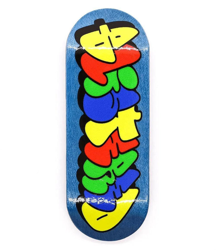 FlatFace X Cowply Blue Blistered Raviolle G15.12 33.6mm - Caramel Fingerboards - Fingerboard store
