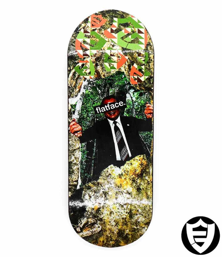 FlatFace X Cowply Jay Collage G16 33.6mm - Caramel Fingerboards - Fingerboard store