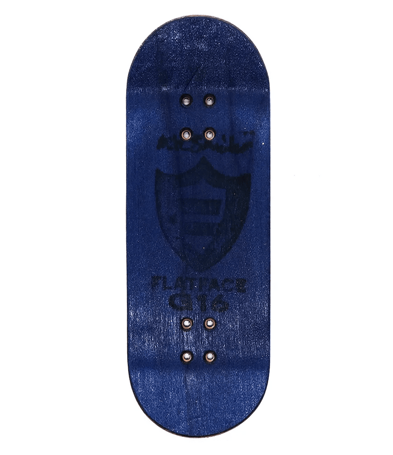 FlatFace X Cowply Top Blue FF Cubes Beige SE G16 33.6mm - Caramel Fingerboards - Fingerboard store